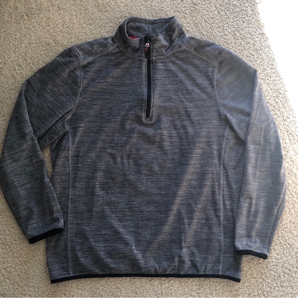 Men’s Avalanche Outdoor Supply Co. Gray Quarter-Zip Pullover Cabincore Large